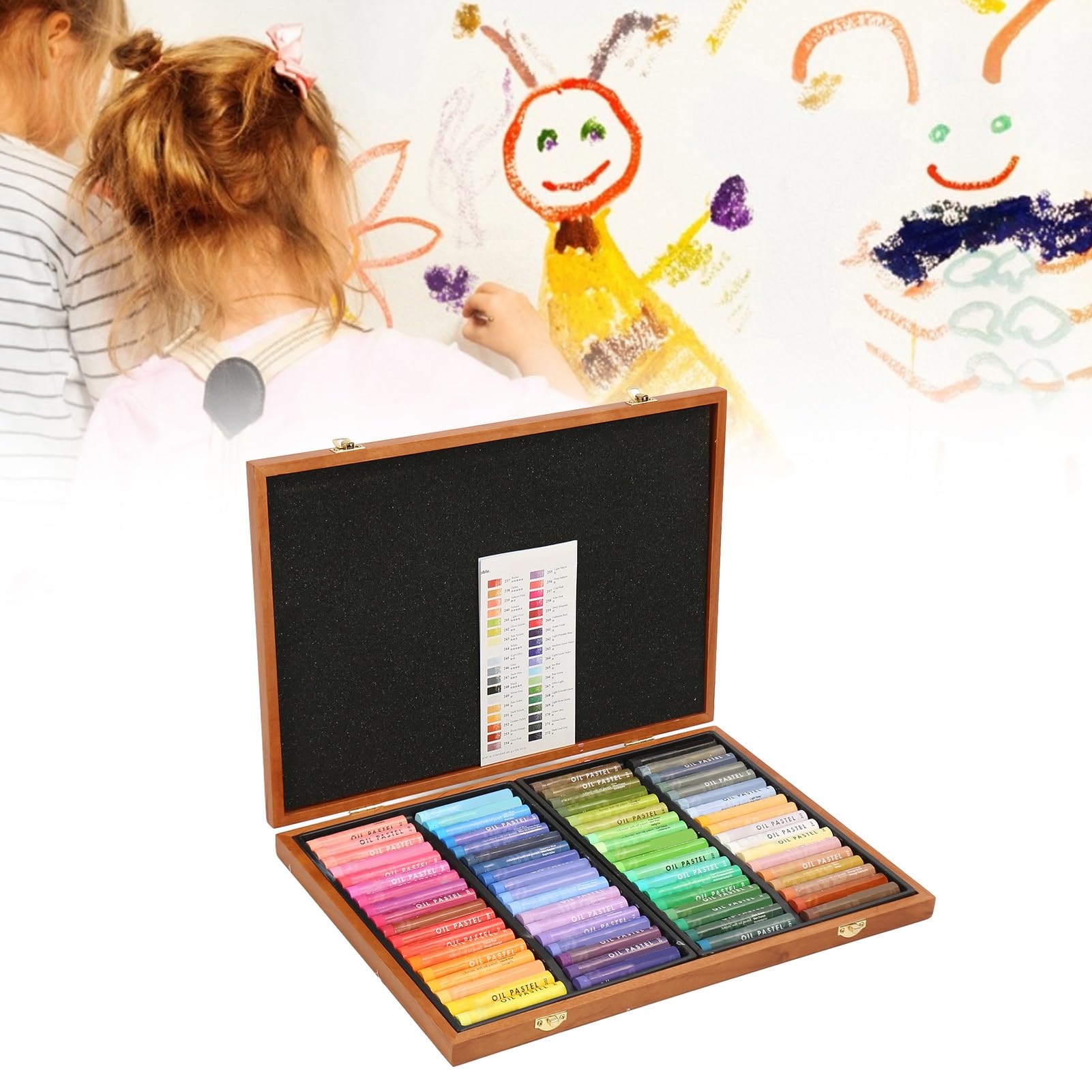 Amazon | オイルパステルセット 72色 | パステル紙 | ホビー